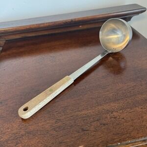 Vintage Robinson Knife Co Stainless Ladle Wood Handle USA